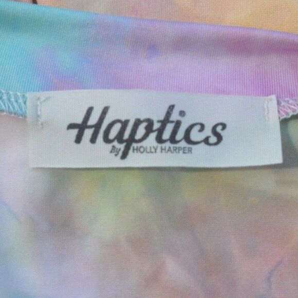 Haptics by Holly Harper Tie Dyed Short Sleeve Dress New - Picture 6 of 6